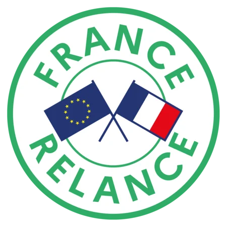 logo du plan France relance au service de la restauration scolaire